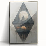 Modern Dining Room Art – Geometric Abstract Dining Wall Decor