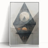 Modern Dining Room Art – Geometric Abstract Dining Wall Decor