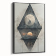 Modern Dining Room Art – Geometric Abstract Dining Wall Decor