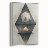 Modern Dining Room Art – Geometric Abstract Dining Wall Decor