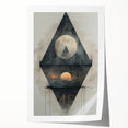 Modern Dining Room Art – Geometric Abstract Dining Wall Decor