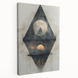 Modern Dining Room Art – Geometric Abstract Dining Wall Decor