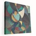Colorful Geometric Living Room Wall Art - Modern Abstract Print