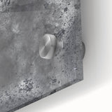 Close-up view of an abstract figurative acrylic artwork on glass, showcasing vibrant colors and intricate details. Ideal for modern home decor and artistic displays.