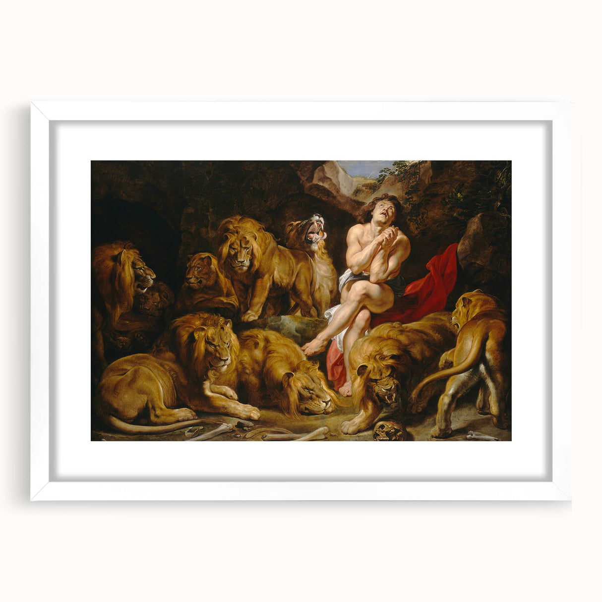 Baroque Art - Dramatic Scene of Faith and Courage