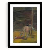 Expressionism Wall Art - Circus Motif with Horse and Performer Scene
