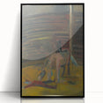 Expressionism Wall Art - Circus Motif with Horse and Performer Scene
