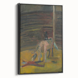 Expressionism Wall Art - Circus Motif with Horse and Performer Scene