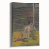 Expressionism Wall Art - Circus Motif with Horse and Performer Scene