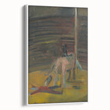 Expressionism Wall Art - Circus Motif with Horse and Performer Scene