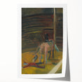 Expressionism Wall Art - Circus Motif with Horse and Performer Scene