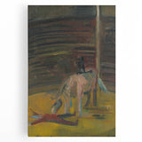 Expressionism Wall Art - Circus Motif with Horse and Performer Scene