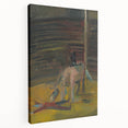 Expressionism Wall Art - Circus Motif with Horse and Performer Scene