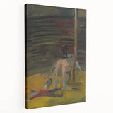 Expressionism Wall Art - Circus Motif with Horse and Performer Scene