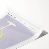 Extra large wall art featuring line art flowers in black on white, rolled print, ideal for large living room wall decor.