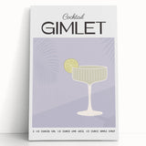 Large black and white stretched canvas featuring a minimalist coffee cup design, ideal for kitchen wall art.