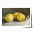 Rolled canvas print of assorted fruits in vibrant colors, ideal for art wall dining room or kitchen decor.