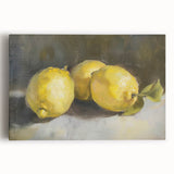Black and white large art canvas featuring an assortment of fruits, ideal for kitchen wall art.