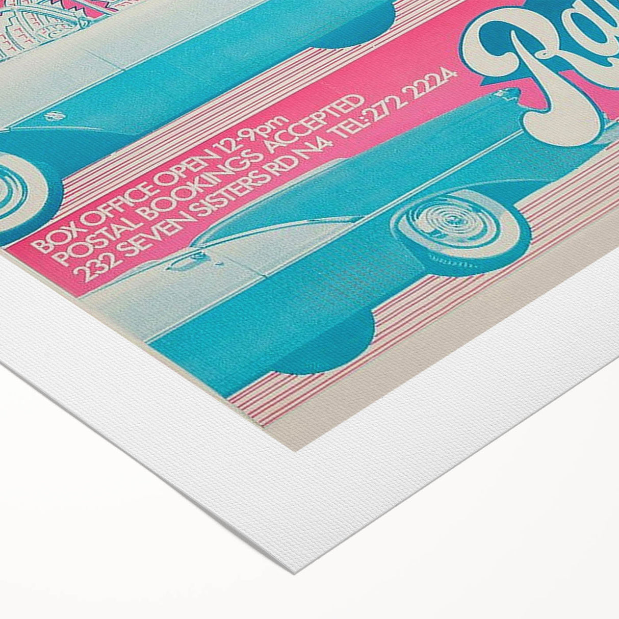 Humble Pie Retro Wall Art – Vintage Rainbow Theatre Concert Print