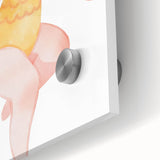 Nursery Wall Art – Whimsical Snorkeling Girl Illustration Print