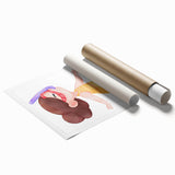 Nursery Wall Art – Whimsical Snorkeling Girl Illustration Print