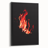 Black and white framed canvas depicting a vintage-style landscape with leafless trees, ideal for bedroom wall decor.