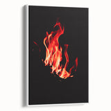 Vintage poster art of a colorful autumn scene on a large framed canvas, ideal for living room decor.