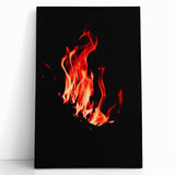 Large black and white stretched canvas depicting a fall season scene, ideal for kitchen wall art or bedroom ambiance.