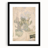 A Road Through a Wood - Romanticism Landscape Art Print