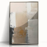 Elegant Dining Room Wall Art – Neutral Abstract Canvas Decor