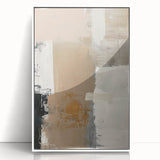 Elegant Dining Room Wall Art – Neutral Abstract Canvas Decor