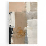 Elegant Dining Room Wall Art – Neutral Abstract Canvas Decor