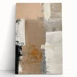 Elegant Dining Room Wall Art – Neutral Abstract Canvas Decor