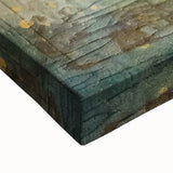 Golden Lotus Living Room Wall Art - Modern Canvas & Framed Print