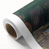 Expressionism Wall Art - River Scene in Dolný Kubín Landscape