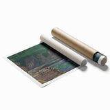 Expressionism Wall Art - River Scene in Dolný Kubín Landscape