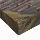 Expressionism Wall Art - River Scene in Dolný Kubín Landscape