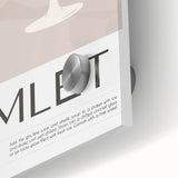 Large abstract wall art in mid-century modernist style with vibrant colors on acrylic glass.