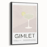 Black and white vintage poster art of a landscape, printed on framed canvas, suitable for bedroom decor.