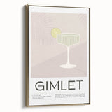 Framed vintage poster art of a landscape painting on canvas, featuring muted earth tones, ideal for bedroom wall decor.