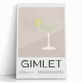 Black and white photo of stacked coffee cups on a stretched canvas, ideal for kitchen wall art.