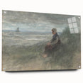 Girl in the Dunes by Jozef Israëls: Serene Coastal Impressionist Art
