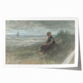 Girl in the Dunes by Jozef Israëls: Serene Coastal Impressionist Art