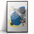 Vibrant Abstract Modern Art Print - Kleine Welten II by Wassily Kandinsky
