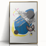 Vibrant Abstract Modern Art Print - Kleine Welten II by Wassily Kandinsky