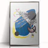 Vibrant Abstract Modern Art Print - Kleine Welten II by Wassily Kandinsky