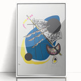 Vibrant Abstract Modern Art Print - Kleine Welten II by Wassily Kandinsky
