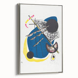 Vibrant Abstract Modern Art Print - Kleine Welten II by Wassily Kandinsky