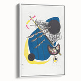 Vibrant Abstract Modern Art Print - Kleine Welten II by Wassily Kandinsky
