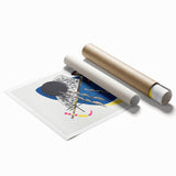 Vibrant Abstract Modern Art Print - Kleine Welten II by Wassily Kandinsky